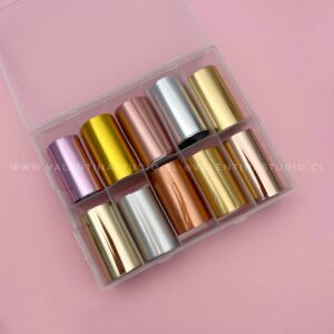 Foil Colores Metalizado Claro