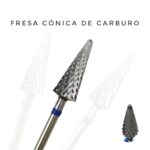 Fresa Cónica de Carburo - Cinta Azul