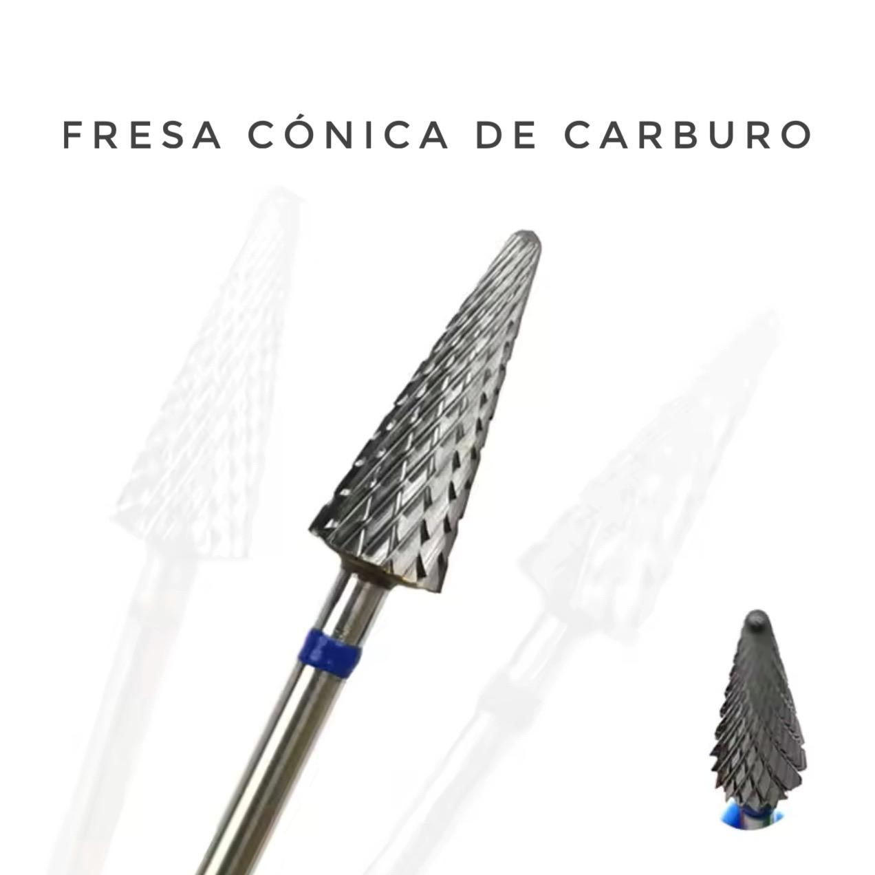 Fresa Cónica de Carburo - Cinta Azul